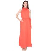 Elliana Peach Gown Dress
