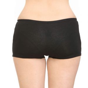 About U Black Cotton Boyshort Underwear Pk 2 -Women-Ladies-Girls-Online--India  @ Cheap Rates-Free Shipping-Cash on Delivery
