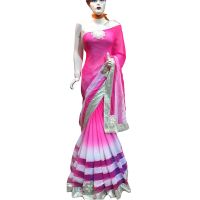 Viva N Diva Pink Colored Silk Saree