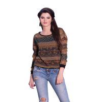 Viva N Diva Brown Colored Georgette Top