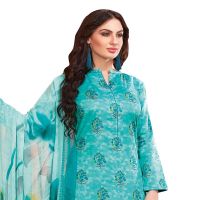 Viva N Diva Blue Colored Pure Satin Salwar Suit