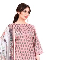 Viva N Diva Light Pink Colored Pure Satin Salwar Suit
