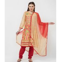 Viva N Diva Cream Colored Cotton Salwar Suit