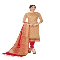 Viva N Diva Beige Colored Pure Modal Salwar Suit