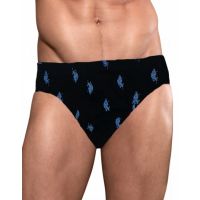 US Polo Regular Fit Underwear-Black With Stickers M