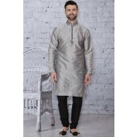 Best Grey Men Kurta Chudihar Set