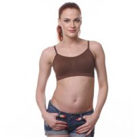 Comfort Women Brown Straps Sports Bra