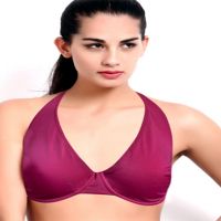 Full Coverage Underwired Halter Neck Bra