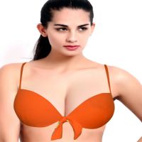  Orange Underwired Padded Bra