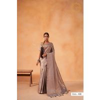 Abarna Grey Zari Women Saree