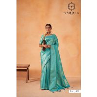 Abarna Blue Zari Women Saree