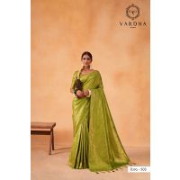 Abarna Green Zari Women Saree