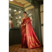 Aina Silk Zari Women Saree