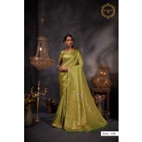 Ayana Green Zari Women Saree