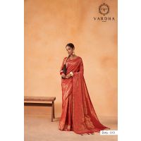 Ayanti Red Zari Women Saree