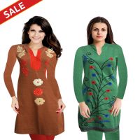 Buy 2 Get 1 Free Offer On Woolen Kurti