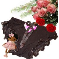 Stylish Black Bridal Brief 