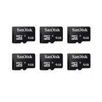 Combo Offer Of 6 SanDisk 4 GB Ultra Micro SD Card