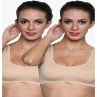 Combo Pack Of 2 Skin Sports Bra