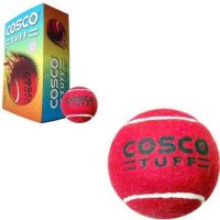 Cosco Tuff Cricket Ball - Size: 5 ,Red