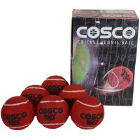 Cosco Tuff Cricket Ball - Size: 1.6  (Pack of 6, Assorted)