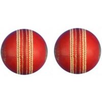 SS CR World Cricket Ball - Size: 2.5  (Pack of 2, Red)