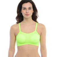 Classy Women's Green Sports Lightly Padded Bra