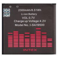 Intex I-s4/19500 2300 Mah Lithium Ion For Samsung Galaxy S4