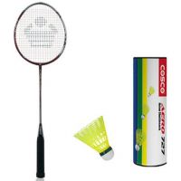 Cosco Cbx 450 With Aero 727 Nylon Shuttlecock Badminton Kit