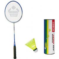 Cosco CBX 400 With Aero 727 Nylon Shuttlecock Badminton Kit