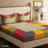 Riya Supreme Multi Cotton Printed Double Bedsheets