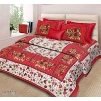 Comfortable Cotton Double Printed Bedsheets