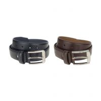 Blac  Leather Belt For Boy