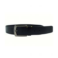 Black Leather Belt for Men