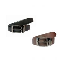 Black Leather Belt for Men