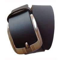  Seasons Black Leather Pin Buckle Belt