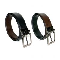 Black and Brown Reversiable Leather Belt