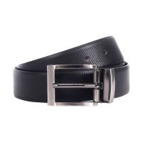 Black Formal Leather Belt For Men