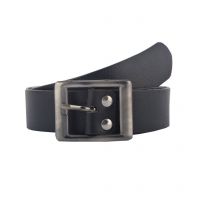 Seasons  Black Leather Pin Buckle Formal Belt For Men