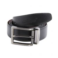 Black Leather Reversible Formal Belt