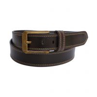 Seasons  Brown Leather Formal Belt