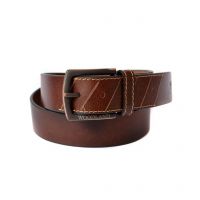 Brown Leather Casual Belt