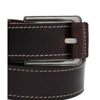 Brown Leather Buckle Belt