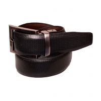 Black Formal Reversible Belt For Men