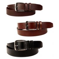 Brown Faux Leather Formal Belts