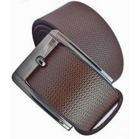Brown Leather Pin Buckle Belt