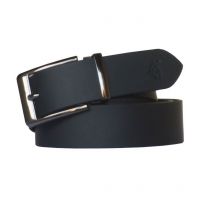 Black Leather Formal Men's Belt