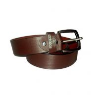 Brown Leather Casual Belt for Men