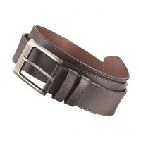 Brown Leather Formal Belt 