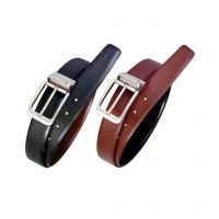 Formal  Leather Belt - Multicolour